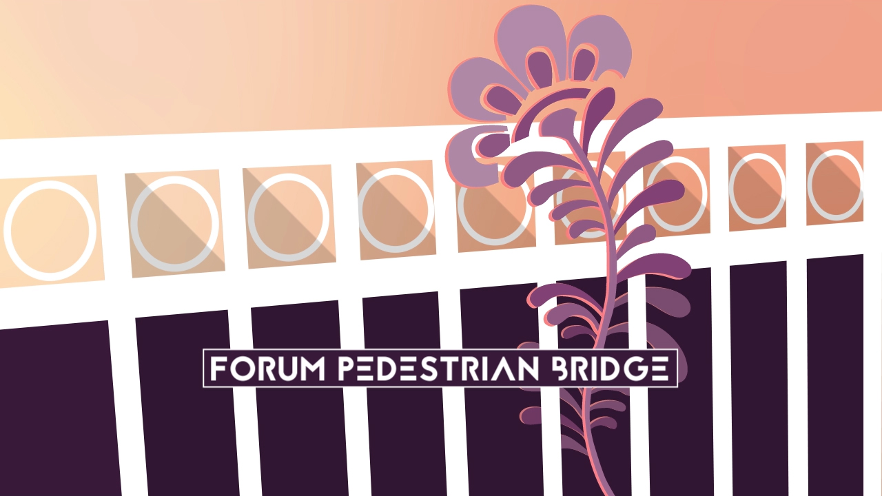 forum Illustration Pedestrian Bridge